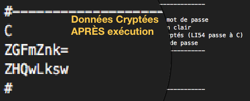 Après exécution