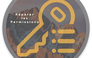 reparer permission macOS SIERRA
